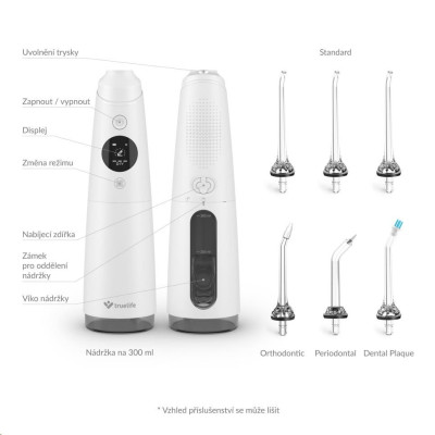 TrueLife AquaFloss Compact C300 White - ústna sprcha