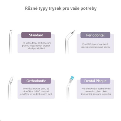 TrueLife AquaFloss Compact C300 White - ústna sprcha