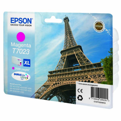 Originálny atrament Epson T7023 (C13T70234010), purpurový, 2000 strán