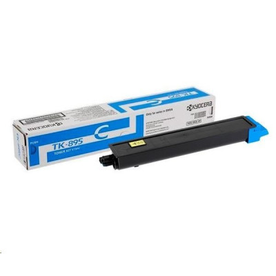 Originálny toner Kyocera TK-895C (1T05JG0NL0), azúrový, 6000 strán