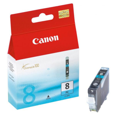 Originálny atrament Canon CLI-8PC (0624B001), photo azúrový, 450 strán (13 ml)