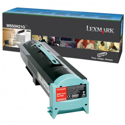 Originálny toner Lexmark W850H21G, čierny, 35000 strán