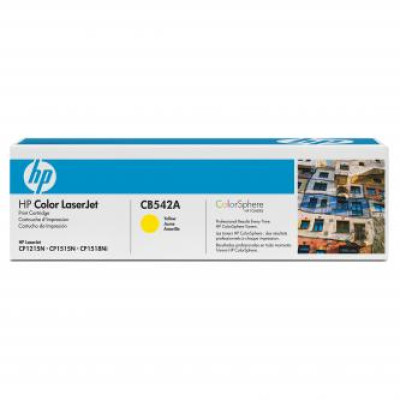 Originálny toner HP CB542A (125A), žltý, 1400 strán