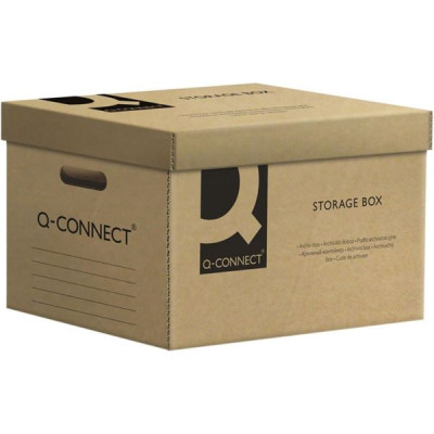 Archivační krabice Q-CONNECT-51,5x30,5x35,0cm,hněd