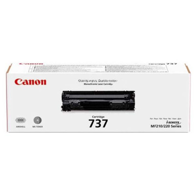 Originálny toner Canon CRG-737Bk (9435B002), čierny, 2400 strán