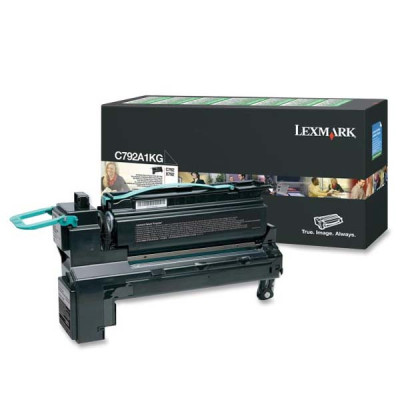 Originálny toner Lexmark C792A1KG, čierny, 6000 strán