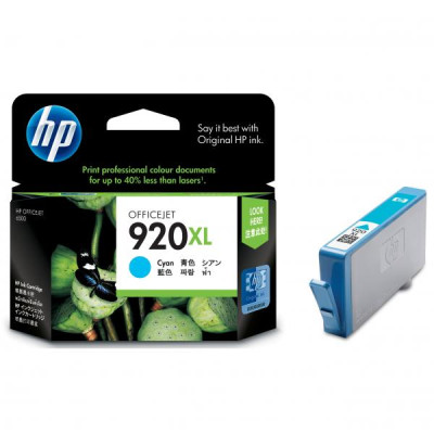 Originálny atrament HP CD972AE (920XL), azúrový, 6 ml
