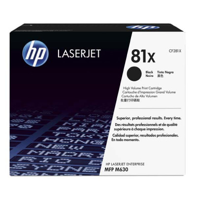Originálny toner HP CF281X (81X), čierny, 25000 strán