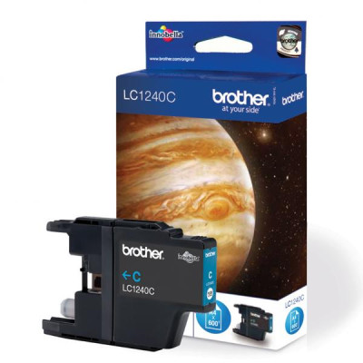 Originálny atrament Brother LC-1240C, azúrový, 600 strán