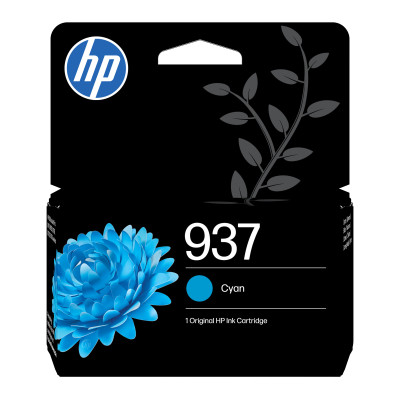 HP 4S6W2NE (937), originálny atrament, azúrový