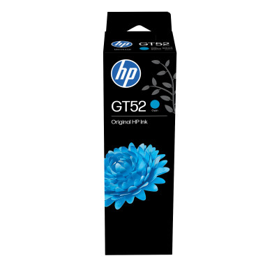 HP M0H54AE (GT52), originálny atrament, azúrový, 70 ml
