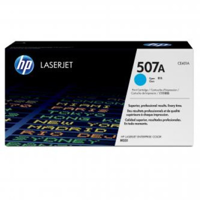 Originálny toner HP CE401A (507A), azúrový, 6000 strán