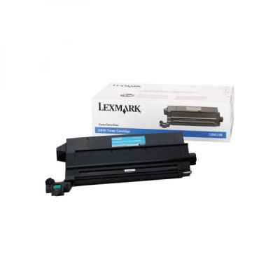 Originálny toner Lexmark 12N0768, azúrový, 14000 strán