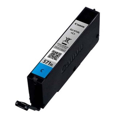 Originálny atrament Canon CLI-571CXL (0332C001), azúrový, 11 ml, XL