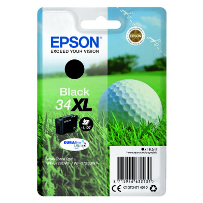 Originálny atrament Epson T3471 (C13T34714010), čierny, 16,3 ml