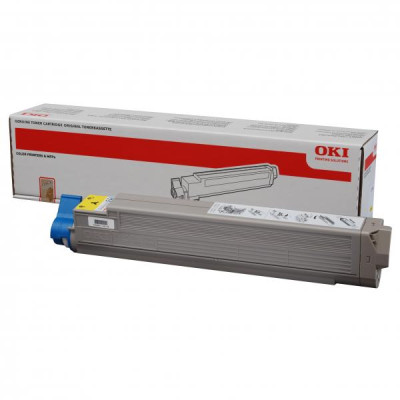 Originálny toner Oki C910 (44036021), žltý, 15000 strán