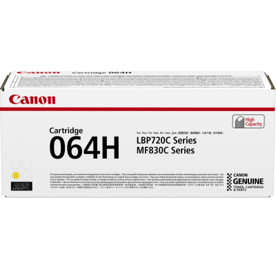 Originálny toner Canon 064HY (4932C001), žltý, 10400 strán, XL