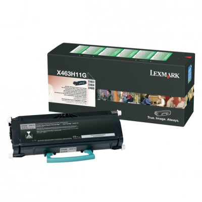Originálny toner Lexmark X463H11G, čierny, 9000 strán