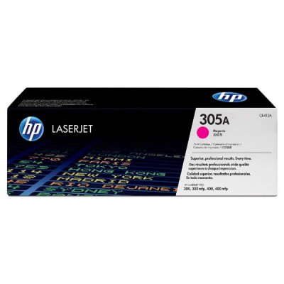 Originálny toner HP CE413A (305A), purpurový, 2600 strán