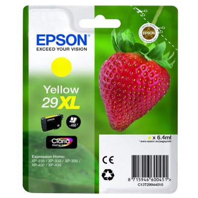 Originálny atrament Epson T2994 (C13T29944010, T29XL), žltý, 6,4 ml