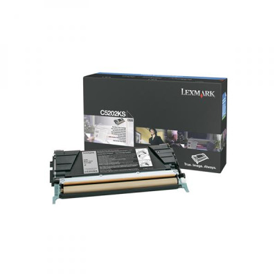 Originálny toner Lexmark C5202KS, čierny, 1500 strán