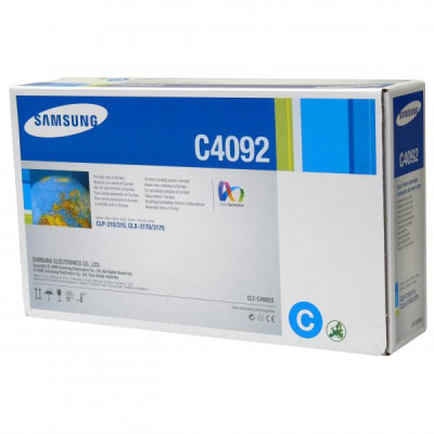 Originálny toner Samsung CLT-C4092S (SU005A), azúrový, 1000 strán