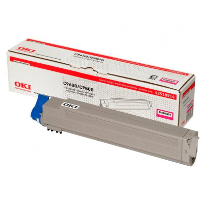 Originálny toner Oki C9600 (42918914), purpurový, 15000 strán
