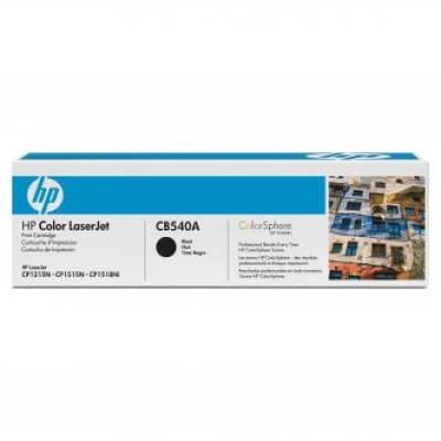Originálny toner HP CB540A (125A), čierny, 2200 strán