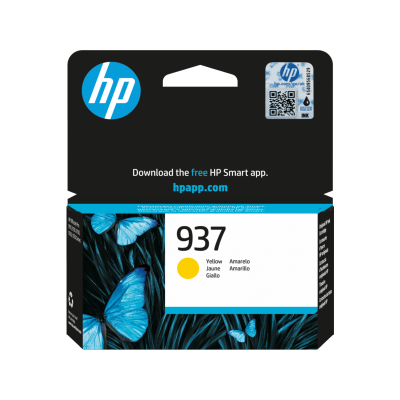 Originálny atrament HP 4S6W4NE (937), žltý, 800 strán