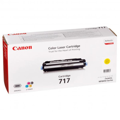 Originálny toner Canon CRG-717Y (2575B002), žltý, 4000 strán