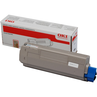 Originálny toner Oki C610 (44315308), čierny, 8000 strán