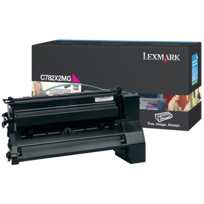 Originálny toner Lexmark C782X2MG, purpurový, 15000 strán