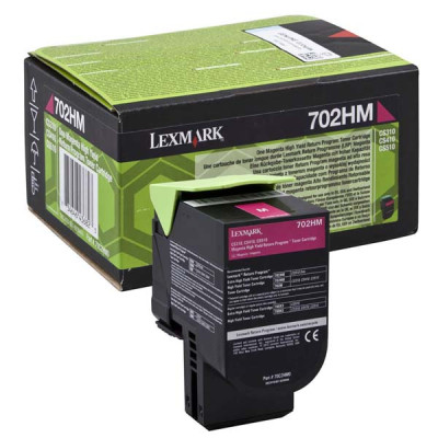 Originálny toner Lexmark 70C2HM0 (70C2HME), purpurový, 3000 strán