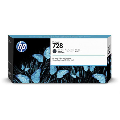 Originálny atrament HP 3WX25A (728), matne čierny, 130 ml