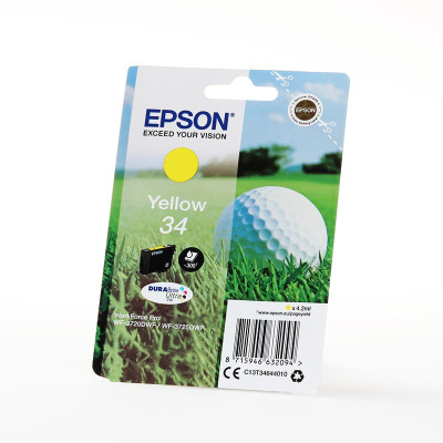Originálny atrament Epson T3464 (C13T34644010), žltý, 4,2 ml