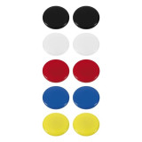 Sada magnetů - 30 mm, mix barev, 10 ks