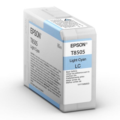Originálny atrament Epson T8505 (C13T850500), svetlo azúrový, 80 ml
