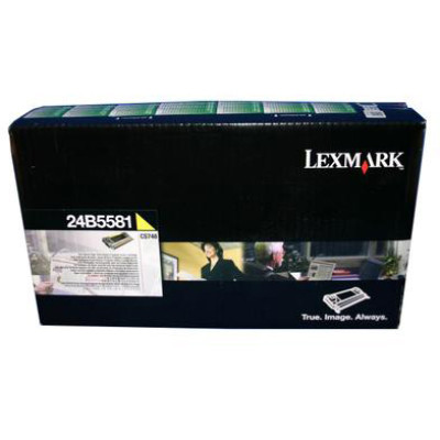 Originálny toner Lexmark 24B5581, žltý, 10000 strán