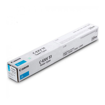 Originálny toner Canon C-EXV51C (0482C002), azúrový, 60000