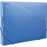 Box na spisy DONAU, PP, A4,700 mik.,transp.modrý