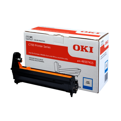 Originálny valec Oki C712 (46507415), azúrový, 30000 strán