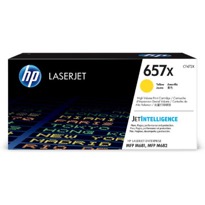 Originálny toner HP CF472X (657X), žltý, 23000 strán