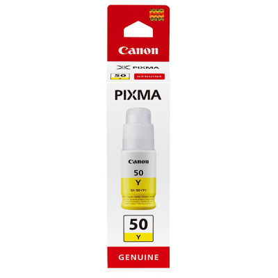 Originálny atrament Canon GI-50 Y (3405C001), žltý, 7700 strán (70 ml)