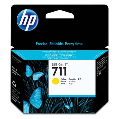 Originálny atrament HP CZ132A (711), žltý, 29 ml
