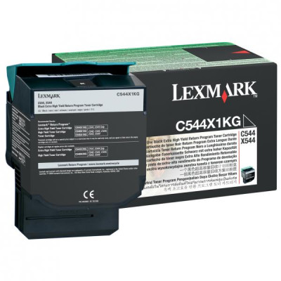 Originálny toner Lexmark C544X1KG, čierny, 6000 strán