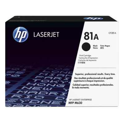 Originálny toner HP CF281A (81A), čierny, 10500 strán