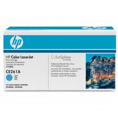 Originálny toner HP CE261A (648A), azúrový, 11000 strán