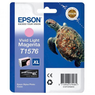 Originálny atrament Epson T1576 (C13T15764010), vivid svetlo purpurový, 25,9 ml