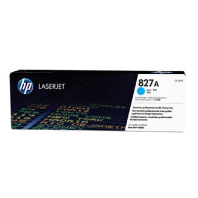 Originálny toner HP CF301A (827A), azúrový, 32000 strán
