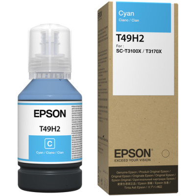 Originálny atrament Epson T49H2 (C13T49H200), azúrový, 140 ml
